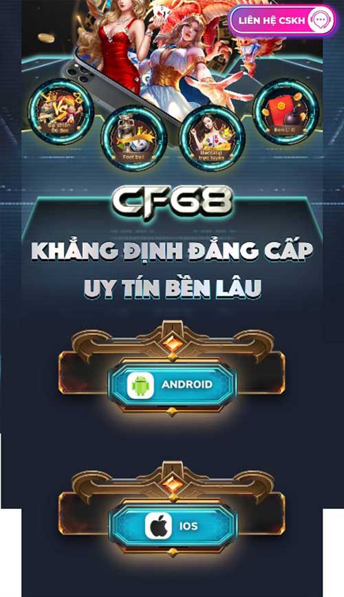 Cổng game hỗ trợ nhiều link tải game khác nhau cho Android và IOS