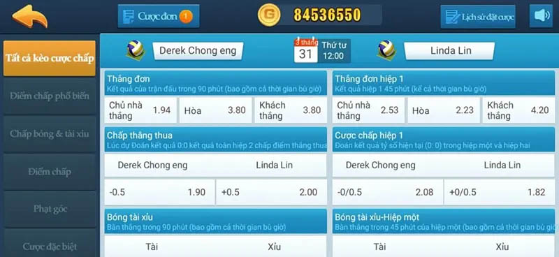 Thể thao CF68 là sảnh game hấp dẫn thu hút nhiều anh em tham gia