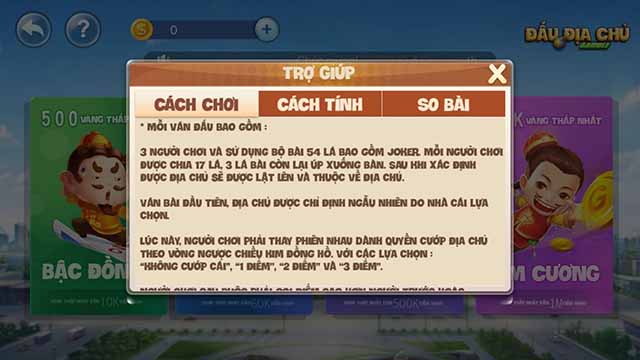 Luật chơi Đấu Địa Chủ khá lạ so với các game bài khác