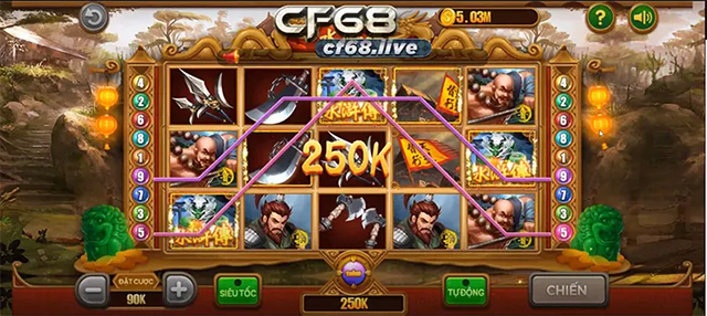 Cách tính thắng cuộc trong game Thuỷ Hử Cf68 đơn giản