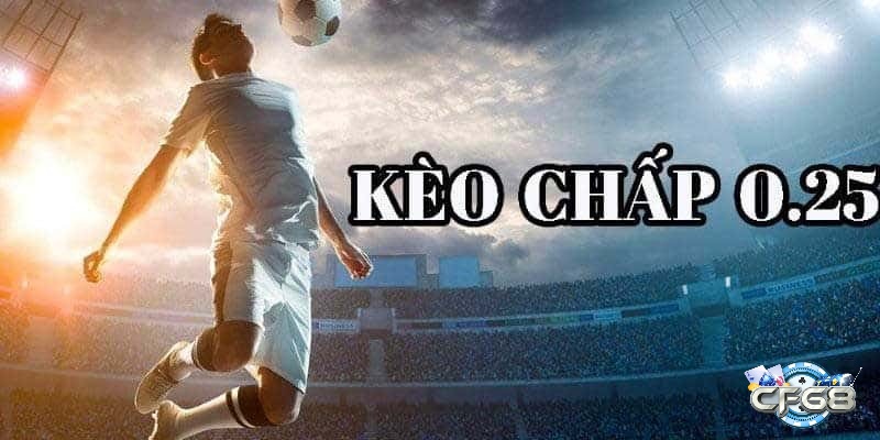 Kèo 0.25 còn được gọi là kèo chấp đồng banh nửa trái