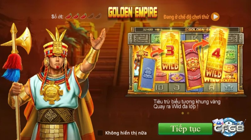 Đế Quốc Hoàng Kim là tựa game nổ hũ lấy cảm hứng từ nền văn minh cổ đại