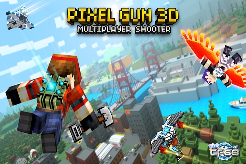 Game mobile bắn súng - Pixel Gun 3D