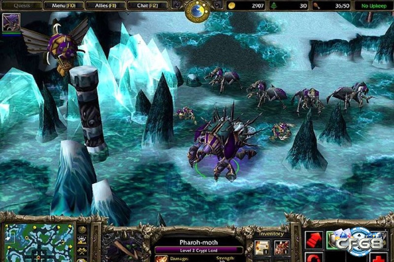 Game offline cho laptop - Warcraft III: Frozen Throne